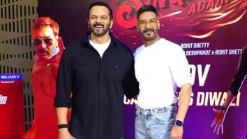 Ajay Devgn and Rohit Shetty snapped at a multiplex screening Singham part 1 to interact with fans and promote Singham Again