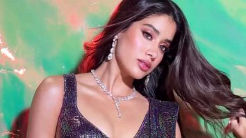 Bling mode on! Janhvi Kapoor shines in a saree