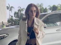 Classy forever! Dimple Kapadia gets clicked at the airport