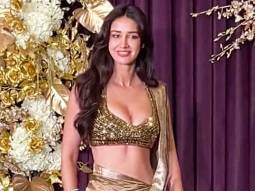 Disha Patani Gold Glam for Manish Malhotra Diwali Bash