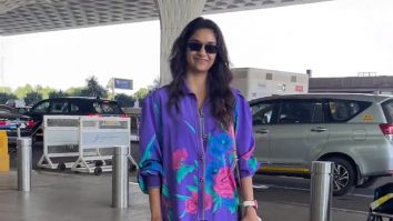 Keerthy Suresh at the airport! What’s in her hand