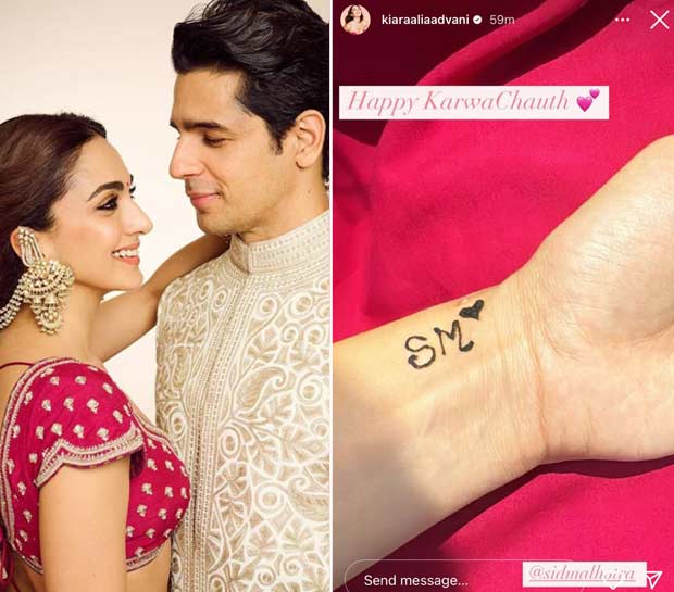 Kiara Advani shares sweet Karwa Chauth post featuring Sidharth Malhotra’s initials