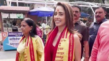 Nushrratt Bharuccha visit Shree Siddhivinayak temple for her new car puja