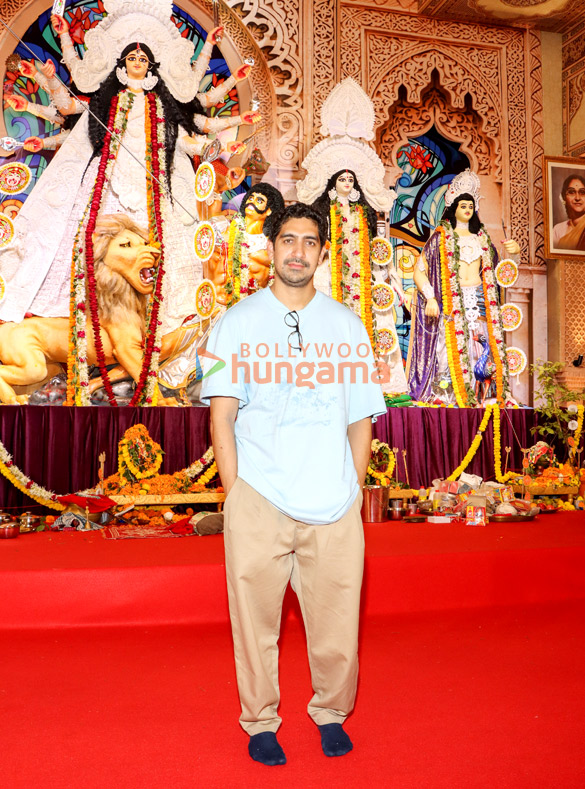 photos ajay devgn kajol rani mukerji alia bhatt and others snapped during durga puja at north bombay sarbojanin 14
