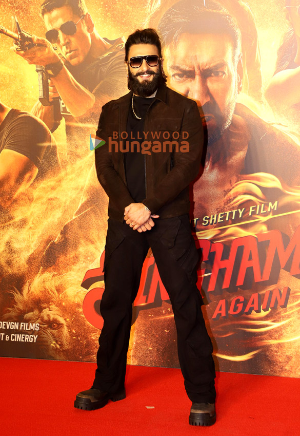 photos ajay devgn tiger shroff ranveer singh arjun kapoor and rohit shetty grace the trailer launch of singham again at nmacc 3