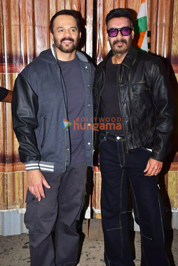 Photos: Ajay Devgn and Rohit Shetty snapped promoting Singham Again on the sets of Bigg Boss 18 Photos: Ajay Devgn and Rohit Shetty snapped promoting Singham Again on the sets of Bigg Boss 18