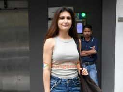 Photos: Fatima Sana Shaikh snapped outside a gym in Santacruz