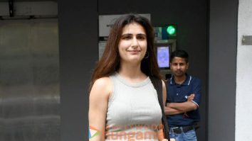 Photos: Fatima Sana Shaikh snapped outside a gym in Santacruz