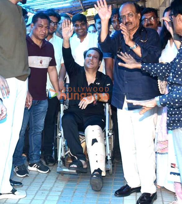 photos govinda gets discharged from the hospital 5
