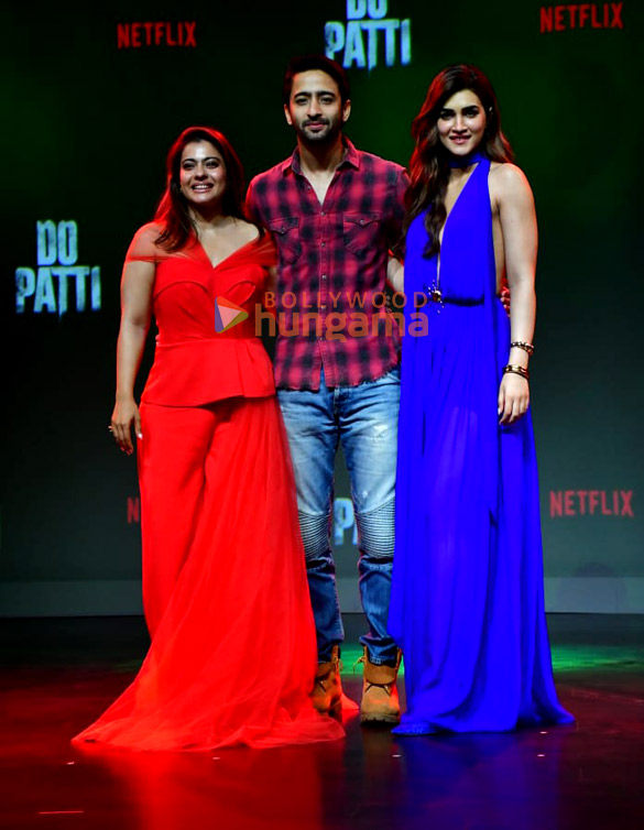 photos kajol kriti sanon shaheer sheikh and kanika dhillon grace the trailer launch of do patti 7