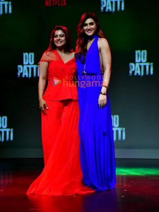 Photos: Kajol, Kriti Sanon, Shaheer Sheikh and Kanika Dhillon grace the trailer launch of Do Patti