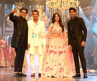 Photos: Ronit Roy and Soundarya Sharma snapped walking the ramp at the Bombay Times Fashion Week