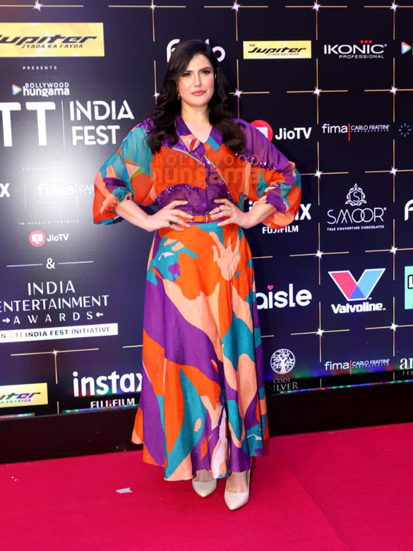 photos saiee manjrekar zareen khan prajakta koli and bhuvan bam snapped at the bollywood hungama ott india fest day 1 7