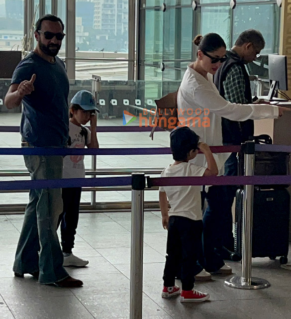 photos saif ali khan and kareena kapoor khan snapped at the airport 1 4