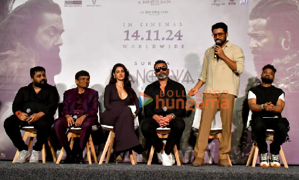 photos suriya bobby deol disha patani and others were snapped at kanguva press conference 7