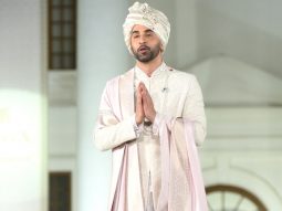 Ranbir Kapoor dazzles in ivory sherwani as showstopper for Tarun Tahiliani’s Baaraat Show in Delhi
