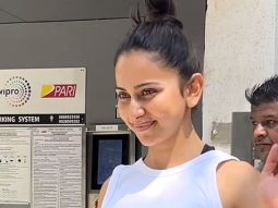 Rakul preet spotted in casual gym outfit looks so fine