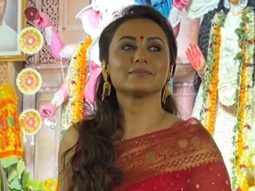 Rani Mukerji spotted in Red for seeking prayers