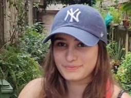 Rasha Thadani gets clicked in the city with her dog
