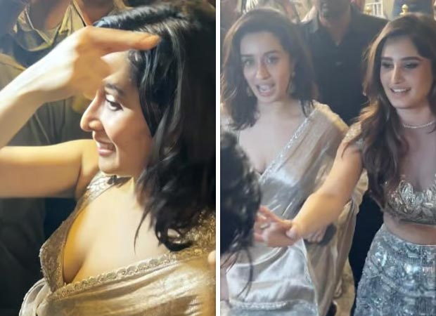 “Look, Shah Rukh Khan”: Shraddha Kapoor tries to distracts paps to guide Rasha Thadani through mob after Manish Malhotra's Diwali bash, watch 