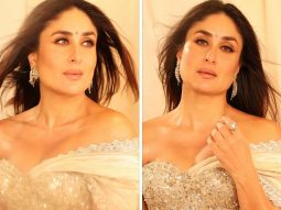 Singham Again Trailer Launch: Kareena Kapoor Khan dazzles in silver zari and zardozi embroidery Manish Malhotra handwoven tissue saree, see pics