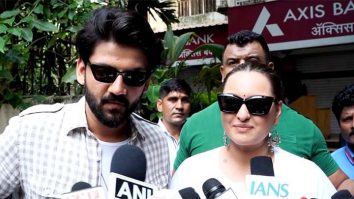 Sonakshi Sinha & Zaheer Iqbal get clicked at an event in the city