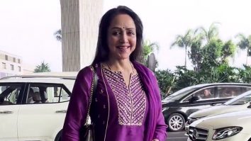 The OG dream girl Hema Malini Spotted at Airport