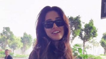 Definitely in her element! Disha Patani Flying From Mumbai Spotted At Airport