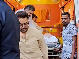 Aamir Khan in the city papped at ex wife Reena Dutta’s father’s funeral