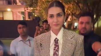 Kriti Sanon giving all gulabo vibes in checks suits