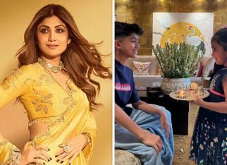 Shilpa Shetty shares heart-warming Bhai Dooj celebration photos of her kids Samisha and Viaan