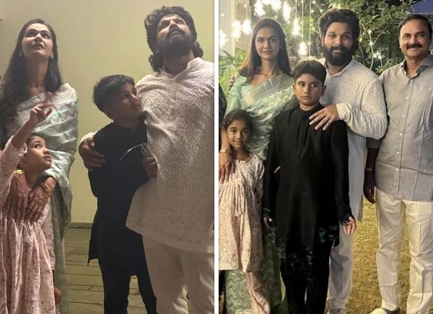 Allu Arjun and family light up Diwali 2024; Sneha Reddy shares special moments, watch video
