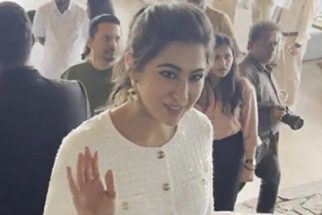 Sara Ali Khan papped wearing a white shimmery dress