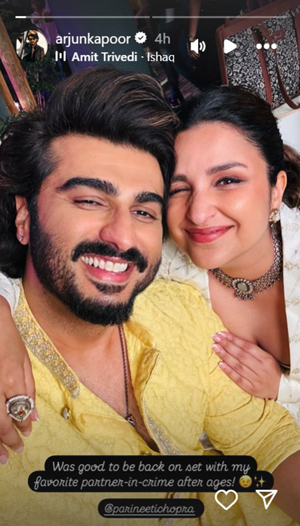 Arjun Kapoor shares selfie with ‘partner-in-crime’ Parineeti Chopra and we can’t get over this Parma–Zoya reunion! 