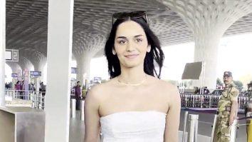 Manushi Chhillar in a fairy white dress spotted at the Airport