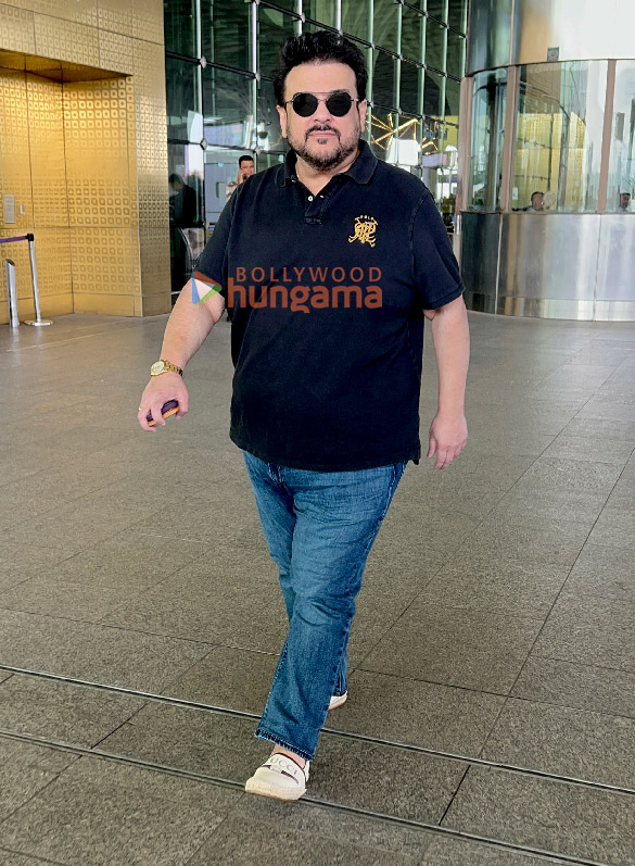 photos adnan sami and madhoo snapped at the airport 1