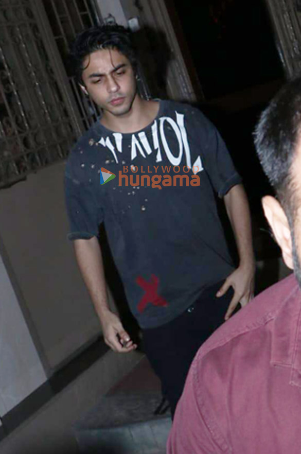 Photos: Aryan Khan snapped at a dubbing studio