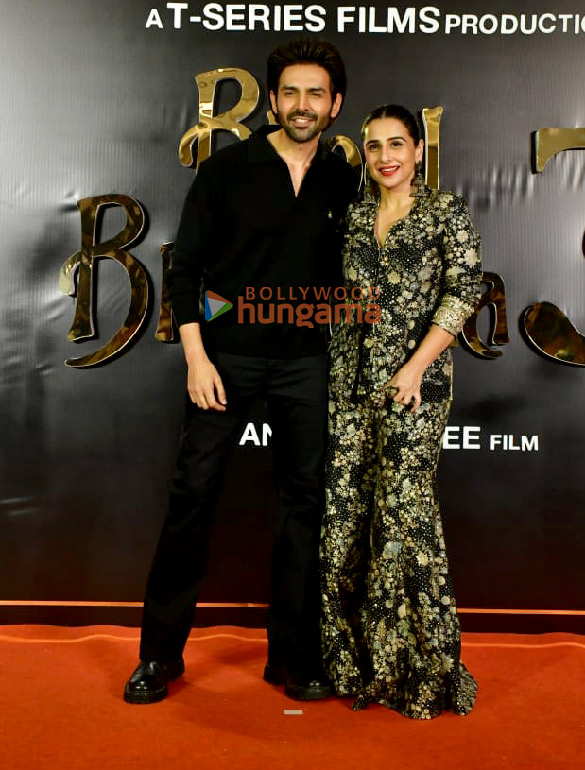 photos kartik aaryan vidya balan madhuri dixit and others grace the success party of bhool bhulaiyaa 3 13 2