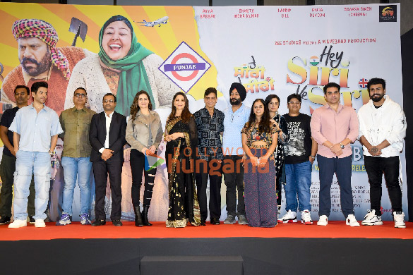 photos madhuri dixit arbaaz khan and others grace the music launch of the film hey siri ve siri 1