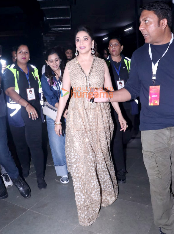 photos madhuri dixit and rekha snapped at the aditya vikram birla puraskars 2024 at nsci dome worli 2