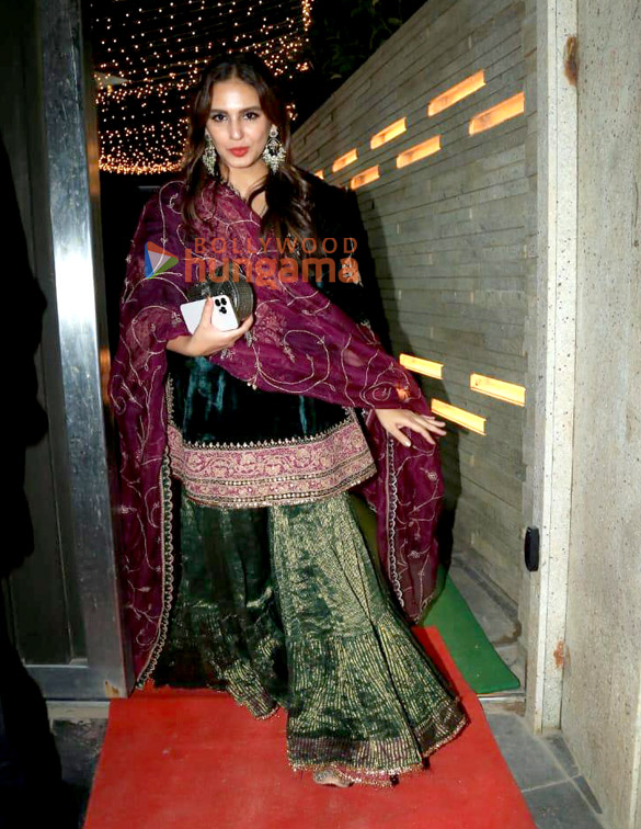 photos nargis fakhri huma qureshi rakul preet singh and others snapped attending godrejs house diwali bash 2