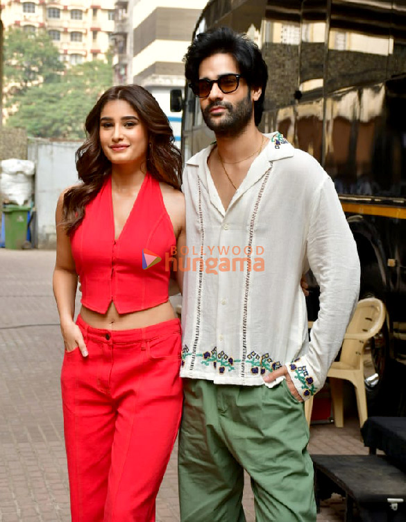 Photos: Rasha Thadani and Aaman Devgan snapped promoting Azaad Photos: Rasha Thadani and Aaman Devgan snapped promoting Azaad