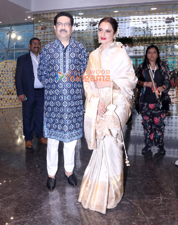 Photos: Rekha snapped at the Aditya Vikram Birla Puraskars 2024 at NSCI Dome, Worli | Parties & Events