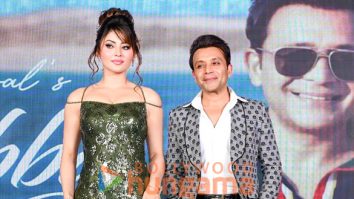 Photos: Shael Oswal and Urvashi Rautela grace the press conference of their romantic song ‘Rabba Kare’