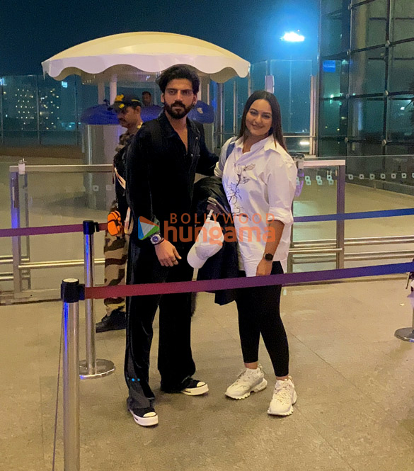 Photos: Sonakshi Sinha and Zaheer Iqbal snapped at the airport | Parties & Events