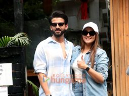 Photos: Sonakshi Sinha and Zaheer Iqbal snapped outside Mizu in Bandra