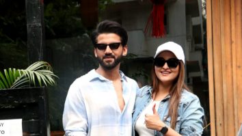 Photos: Sonakshi Sinha and Zaheer Iqbal snapped outside Mizu in Bandra