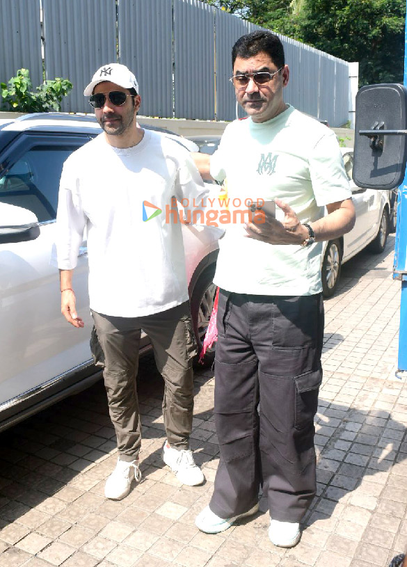 photos varun dhawan murad khetani and rohit dhawan visit pvr juhu to watch reactions to baby john teaser 3