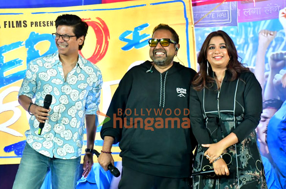 photos vidhu vinod chopra shreya ghoshal shankar mahadevan and others snapped at chal zero pe chalte hain song launch from zero se restart 2
