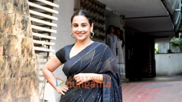 Photos: Vidya Balan snapped outside Matrix office in Santacruz